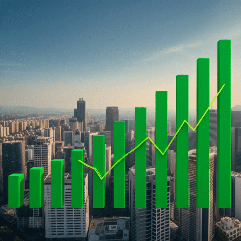Investimentos Inteligentes Gráfico de crescimento de investimentos