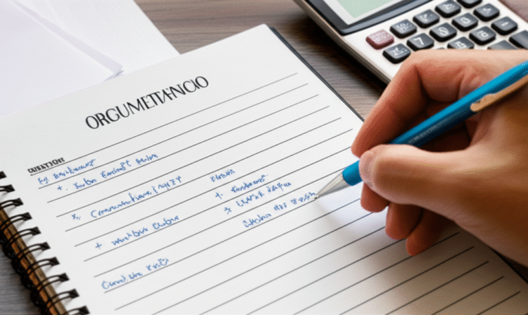Crie Um Orçamento Financeiro Offline Orçamento financeiro sendo criado à mão com caneta e papel